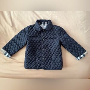 Kids Quilted Burberry Jacket